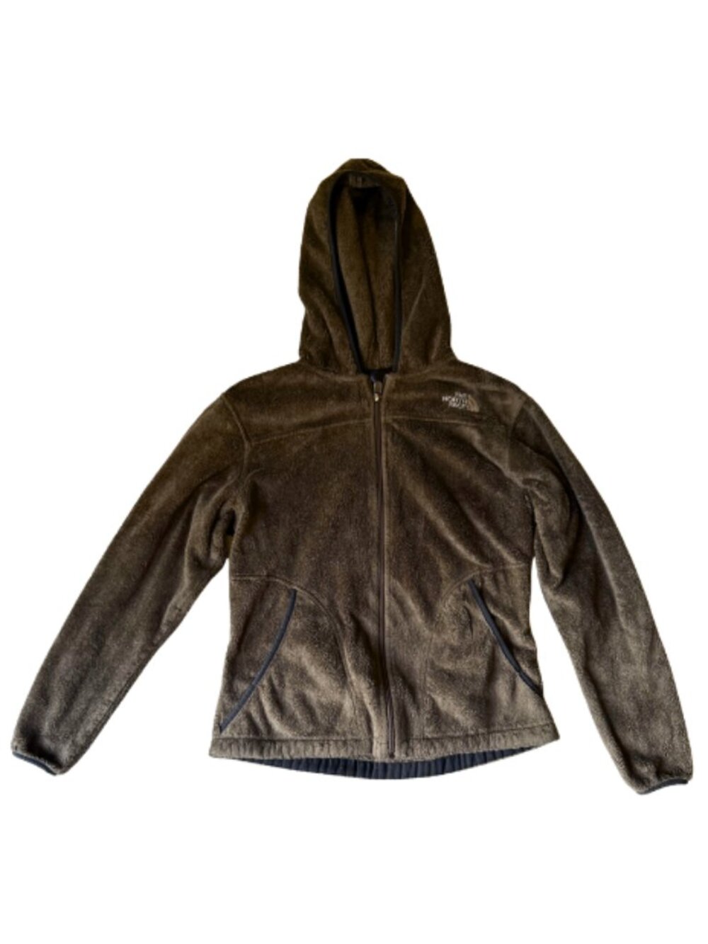 The North Face Brown Silken Fleece Full-Zip Jacket